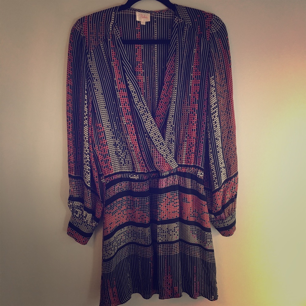 Parker Tunic dress with cinched elastic waist